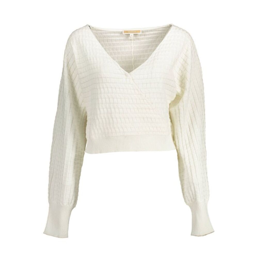 Kocca White Cotton Women Women's Sweater